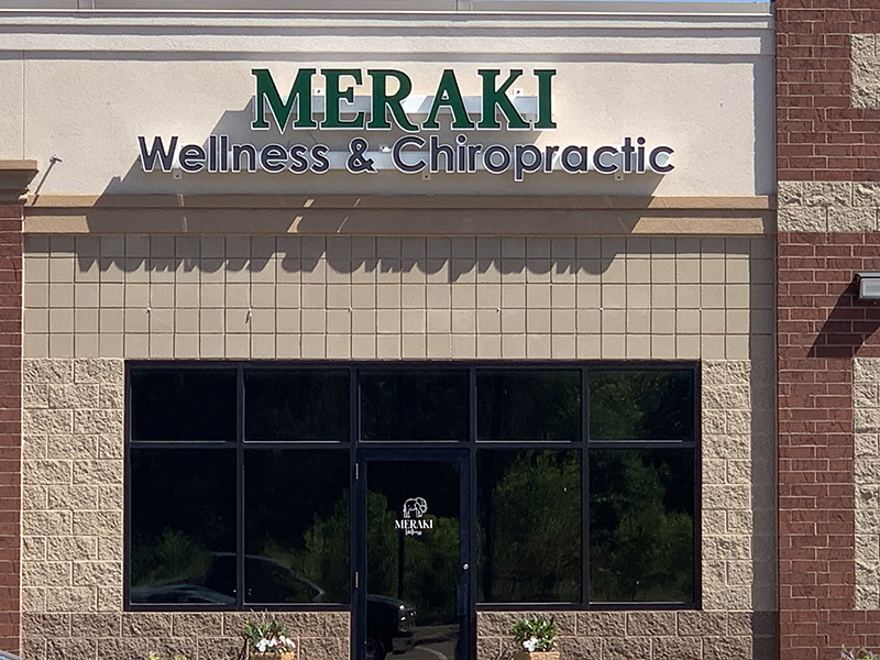 Meraki Building Sign
